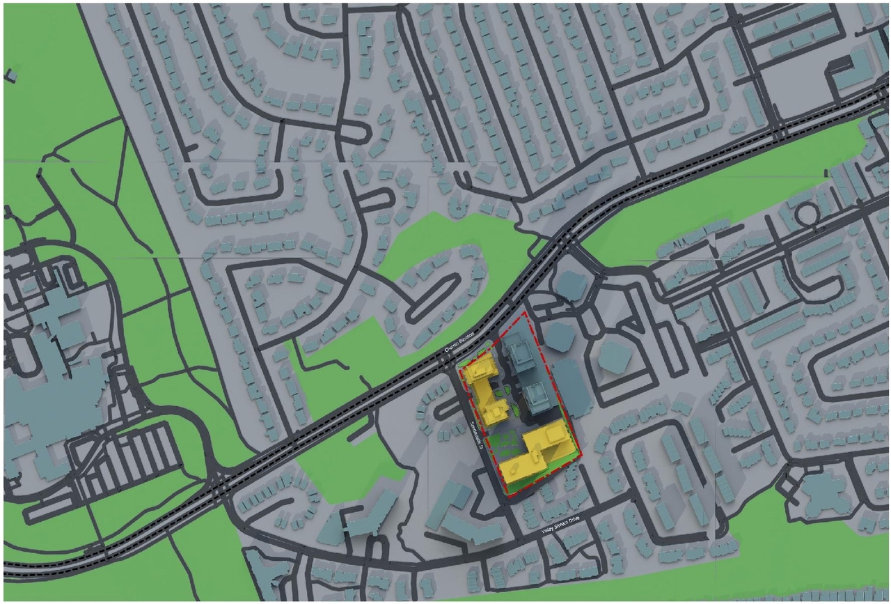 Construction site plan for project from page 75 of the file '2025-10-03 - Design Brief - D02-02-23-0046'