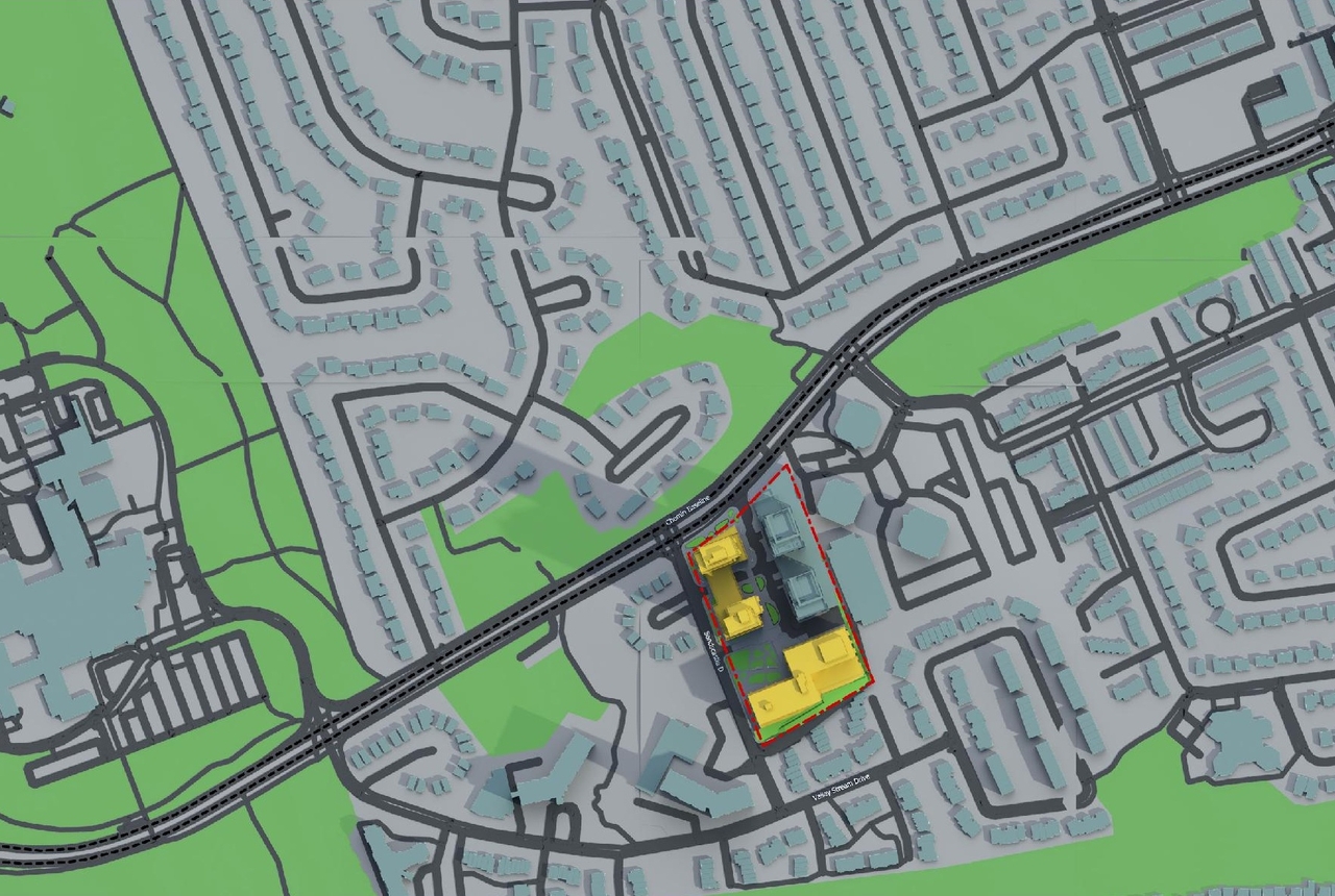 Construction site plan for project from page 79 of the file '2025-10-03 - Design Brief - D02-02-23-0046'