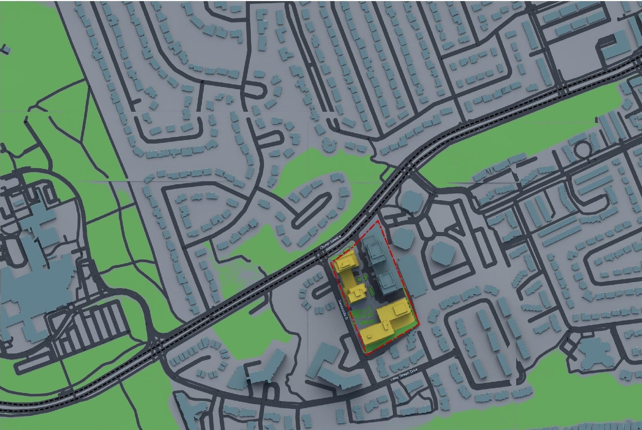 Construction site plan for project from page 81 of the file '2025-10-03 - Design Brief - D02-02-23-0046'
