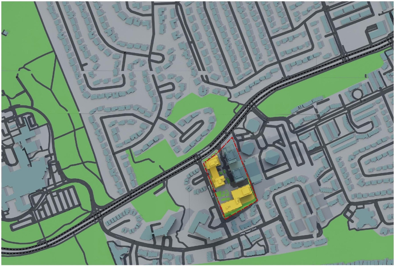 Construction site plan for project from page 81 of the file '2025-10-03 - Design Brief - D02-02-23-0046'