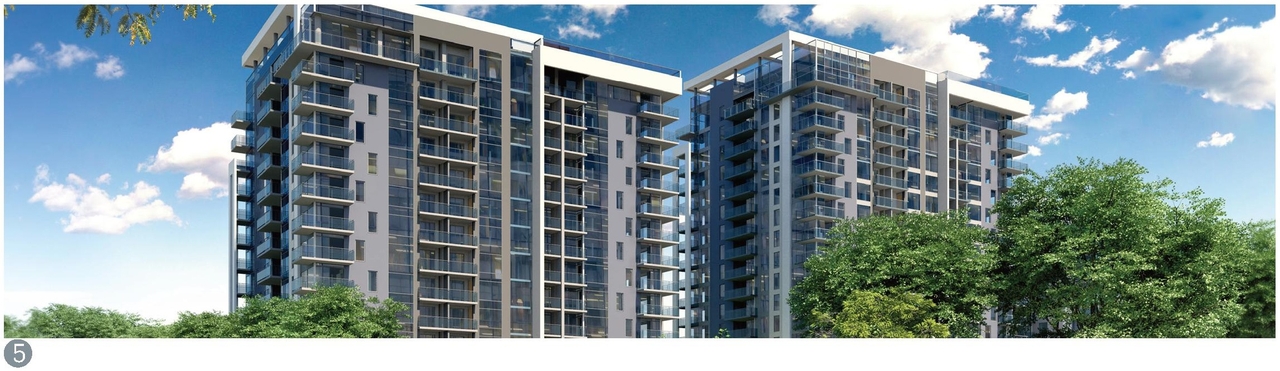 Rendering of building from page 16 of the file '2023-06-12 - Urban Design Brief - D02-02-23-0046'