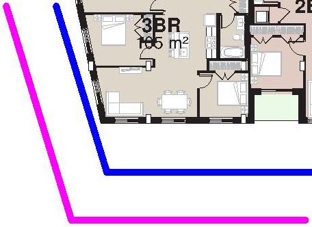 Floor plan for project from page 36 of the file '2023-06-12 - Urban Design Brief - D02-02-23-0046'