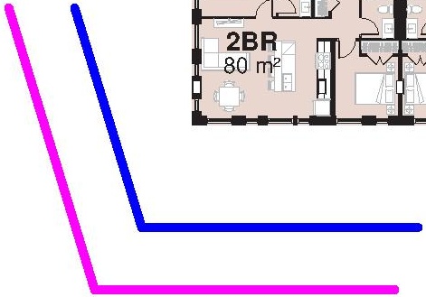 Floor plan for project from page 38 of the file '2023-06-12 - Urban Design Brief - D02-02-23-0046'