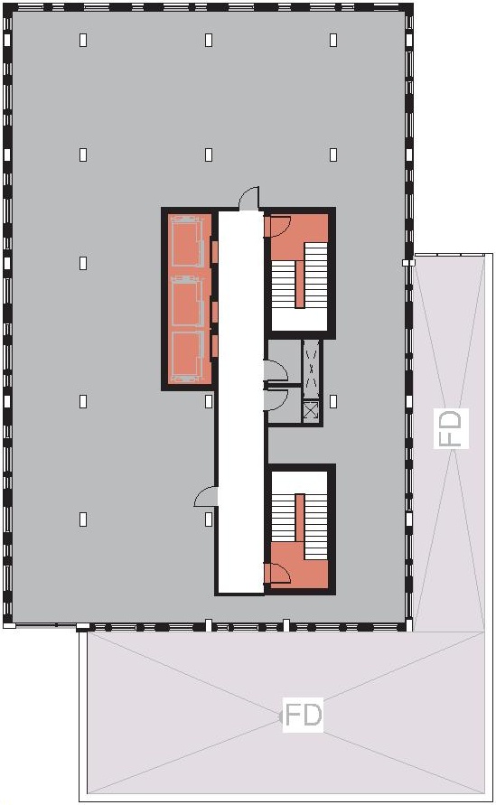 Floor plan for project from page 40 of the file '2023-06-12 - Urban Design Brief - D02-02-23-0046'