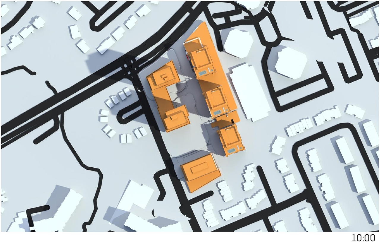 Construction site plan for project from page 70 of the file '2023-06-12 - Urban Design Brief - D02-02-23-0046'