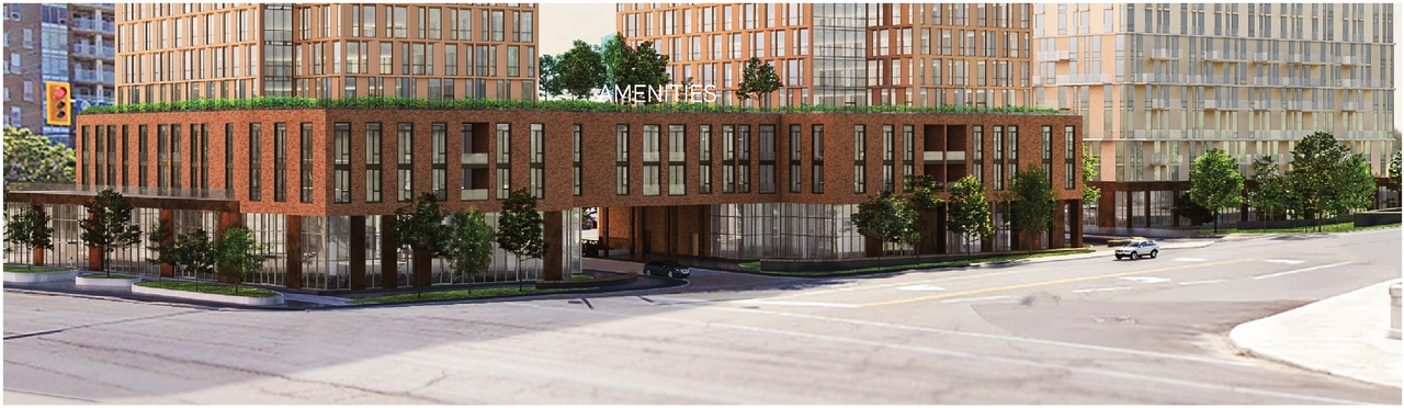 Rendering of building from page 21 of the file '2024-08-30 - Design Brief - D02-02-23-0046'