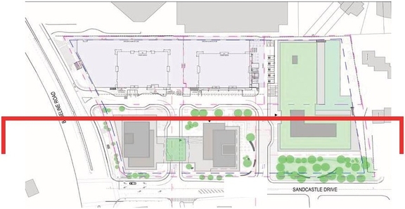 Construction site plan for project from page 50 of the file '2024-08-30 - Design Brief - D02-02-23-0046'