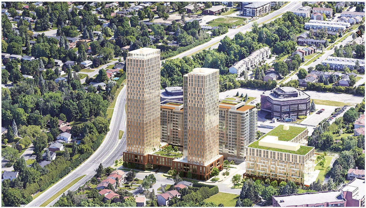 Rendering of building from page 57 of the file '2024-08-30 - Design Brief - D02-02-23-0046'