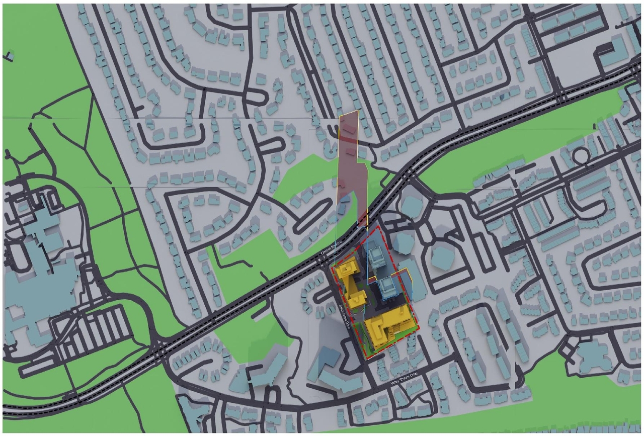 Construction site plan for project from page 75 of the file '2024-08-30 - Design Brief - D02-02-23-0046'
