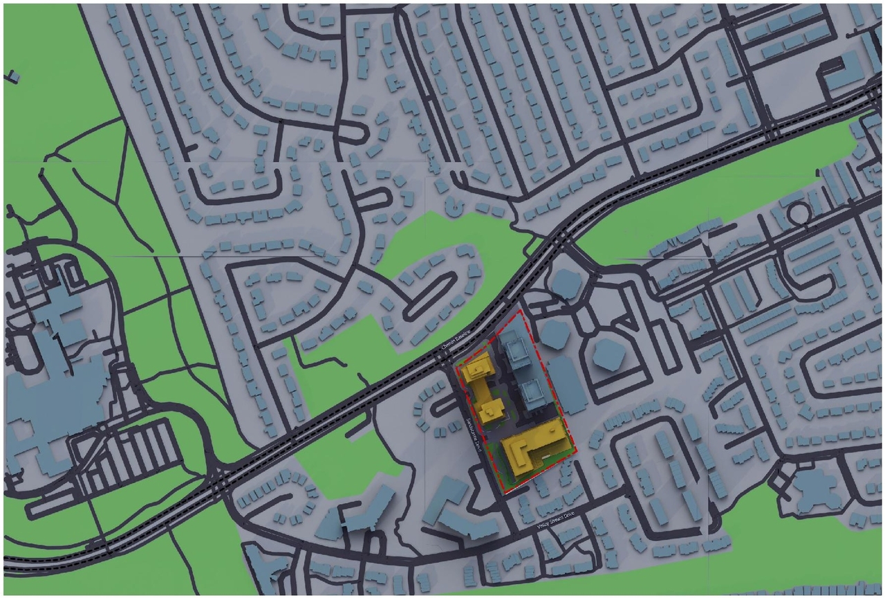 Construction site plan for project from page 76 of the file '2024-08-30 - Design Brief - D02-02-23-0046'