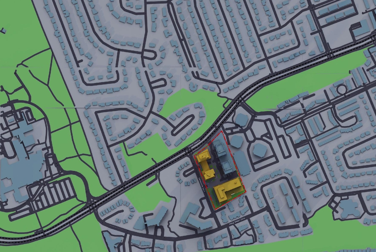 Construction site plan for project from page 76 of the file '2024-08-30 - Design Brief - D02-02-23-0046'