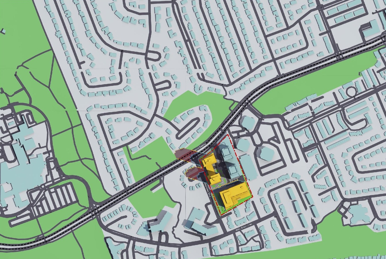 Construction site plan for project from page 77 of the file '2024-08-30 - Design Brief - D02-02-23-0046'