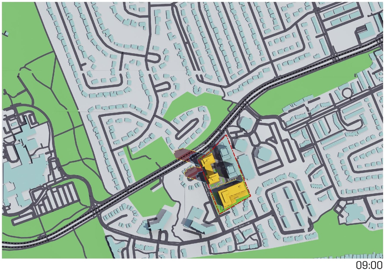 Construction site plan for project from page 77 of the file '2024-08-30 - Design Brief - D02-02-23-0046'