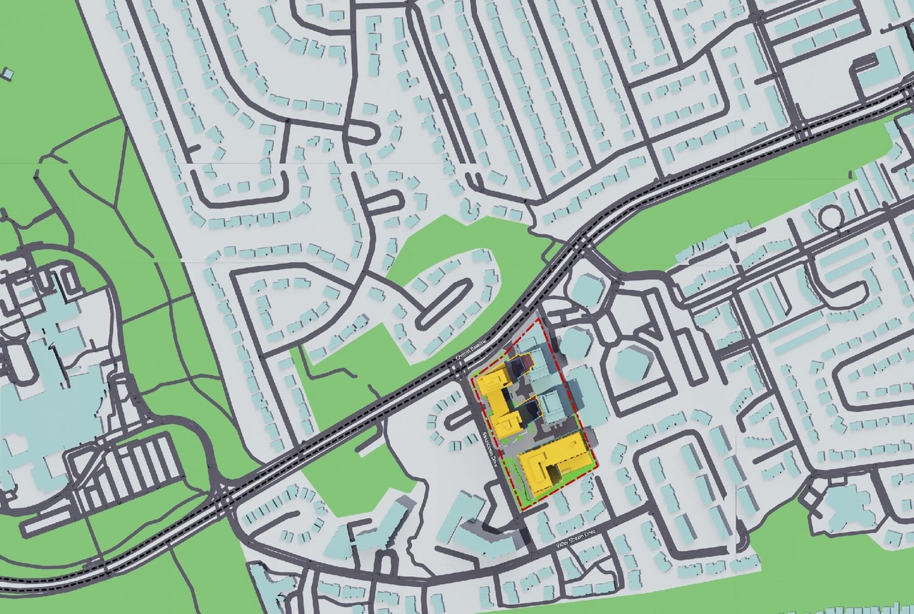 Construction site plan for project from page 78 of the file '2024-08-30 - Design Brief - D02-02-23-0046'