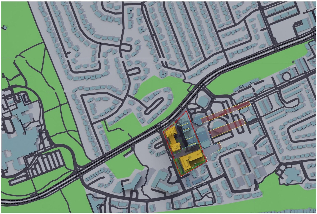 Construction site plan for project from page 82 of the file '2024-08-30 - Design Brief - D02-02-23-0046'