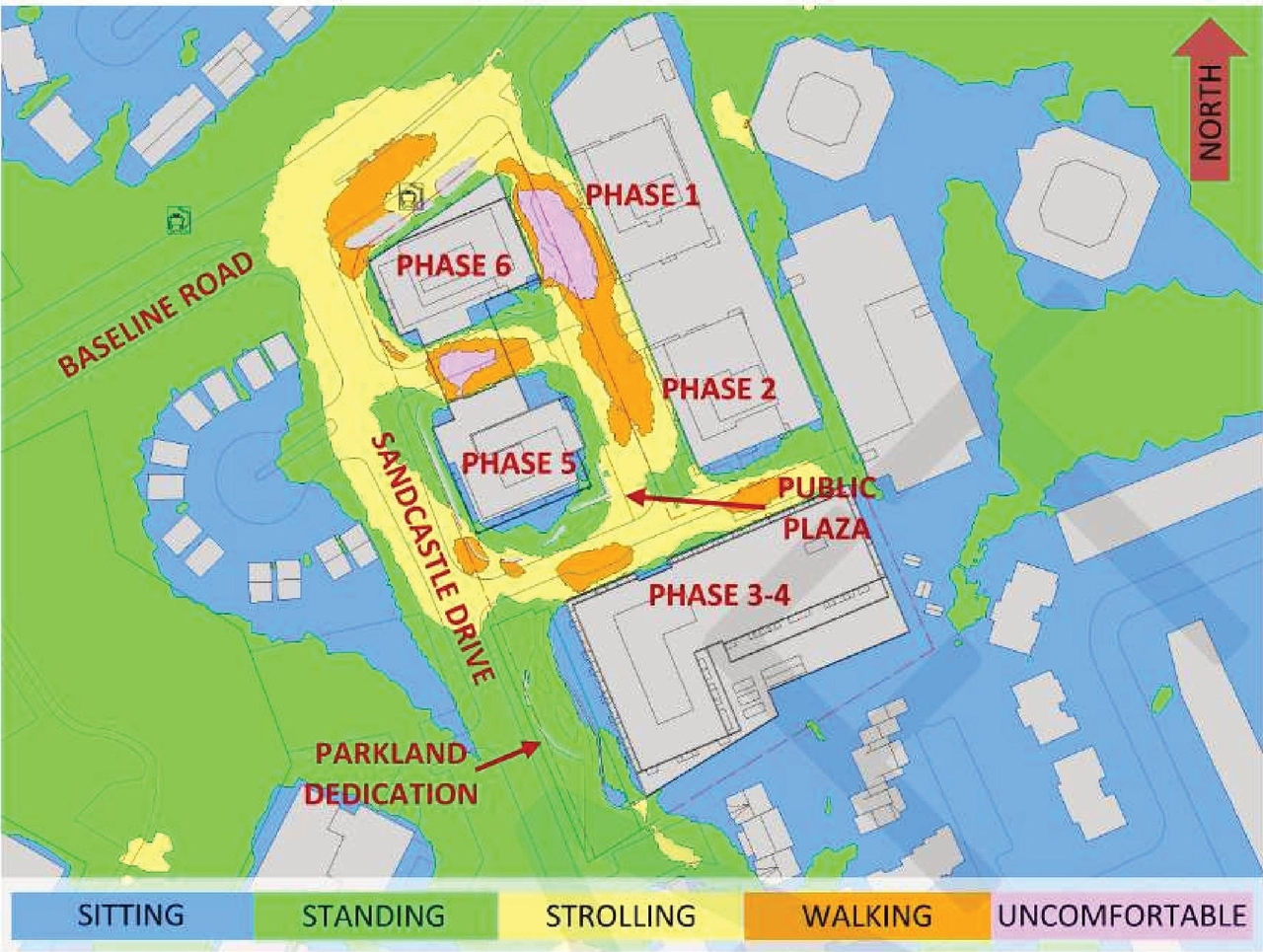 Construction site plan for project from page 84 of the file '2024-08-30 - Design Brief - D02-02-23-0046'