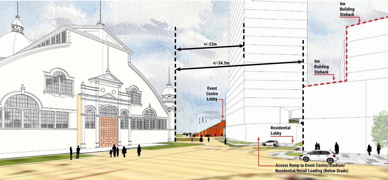 Rendering of building from page 28 of the file '2023-07-06 - UDRP Package (Review 1 of 2) - D01-01-23-0009, D02-02-23-0047'