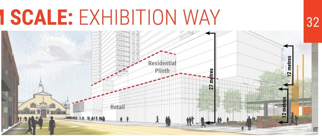 Rendering of building from page 32 of the file '2023-07-06 - UDRP Package (Review 1 of 2) - D01-01-23-0009, D02-02-23-0047'