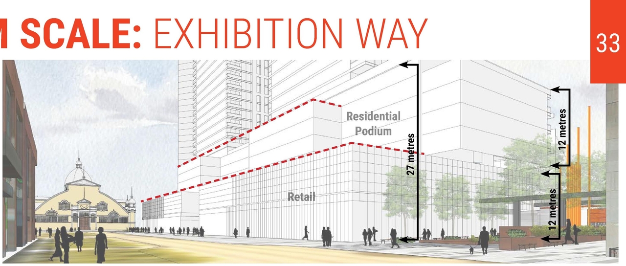 Rendering of building from page 33 of the file '2023-10-06 - UDRP Package (Review 2 of 2) - D01-01-23-0009, D02-02-23-0047'
