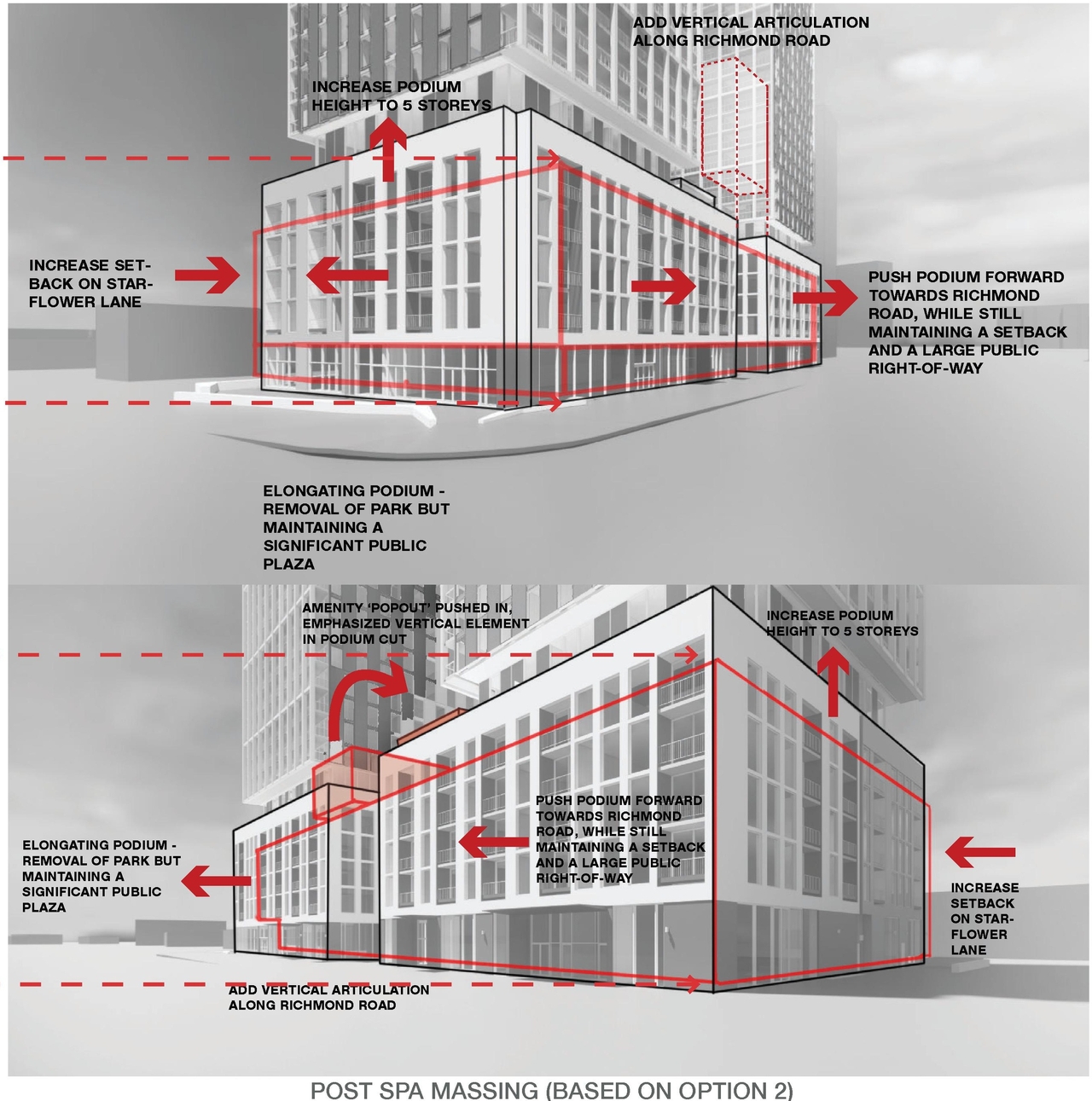 Rendering of building from page 15 of the file '2024-10-25 - Design Brief - D02-02-23-0051'