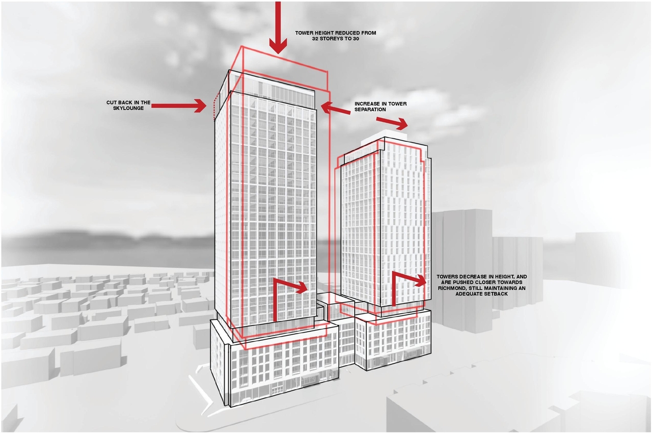 Rendering of building from page 16 of the file '2024-10-25 - Design Brief - D02-02-23-0051'