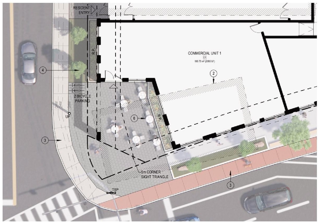 Construction site plan for project from page 10 of the file '2024-07-12 - Design Brief - D02-02-23-0052'
