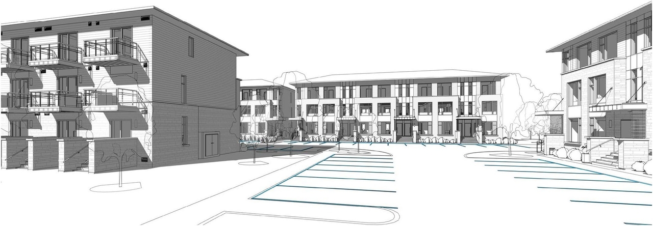 Rendering of building from page 3 of the file '2022-06-14 - Design Brief - D02-02-23-0055'