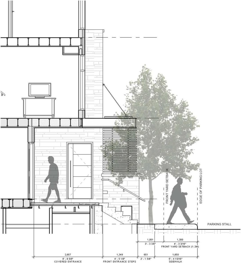 Rendering of building from page 5 of the file '2022-06-14 - Design Brief - D02-02-23-0055'
