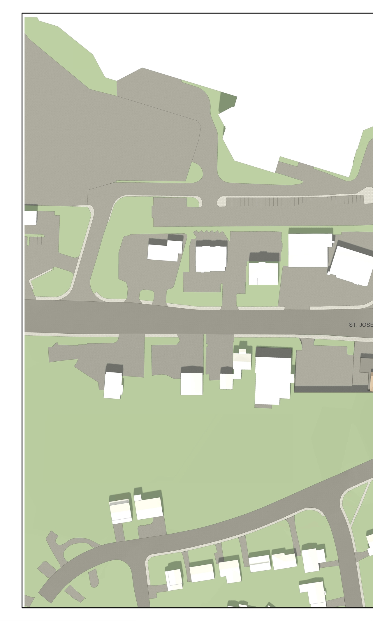 Construction site plan for project from page 1 of the file '2023-06-16 - Context, Site, Floor, Elevation, Sections, 3D Views, Sunshade,Plans - D02-02-23-0057'