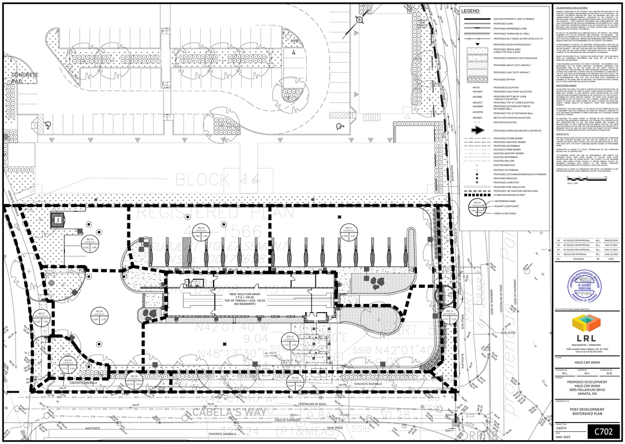 Construction site plan for project from page 10 of the file '2024-03-12 - Design Drawing Package -D02-02-23-0058'