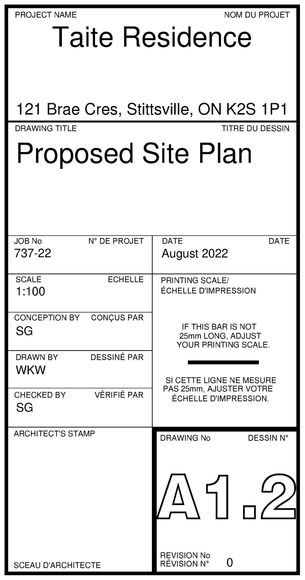 Construction site plan for project from page 3 of the file '2023-06-28 - Architectural Plans and Renders - D02-02-23-0060'