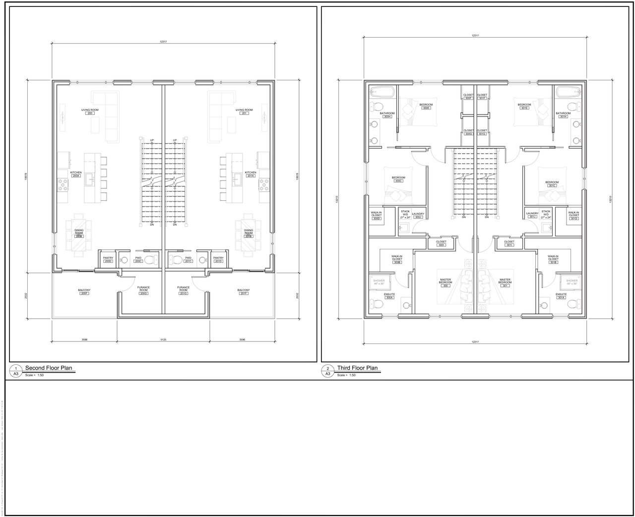 Floor plan for project from page 4 of the file '2024-02-12 - Site Plans, Floor Plans and Elevations - D02-02-23-0060'