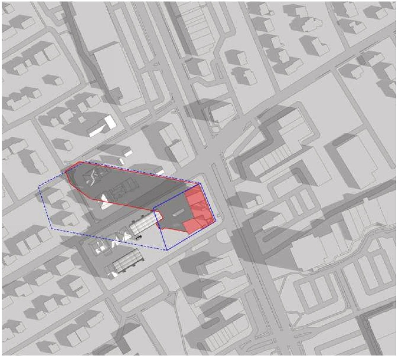 Construction site plan for project from page 45 of the file '2024-04-08 - Design Brief - D02-02-23-0062'