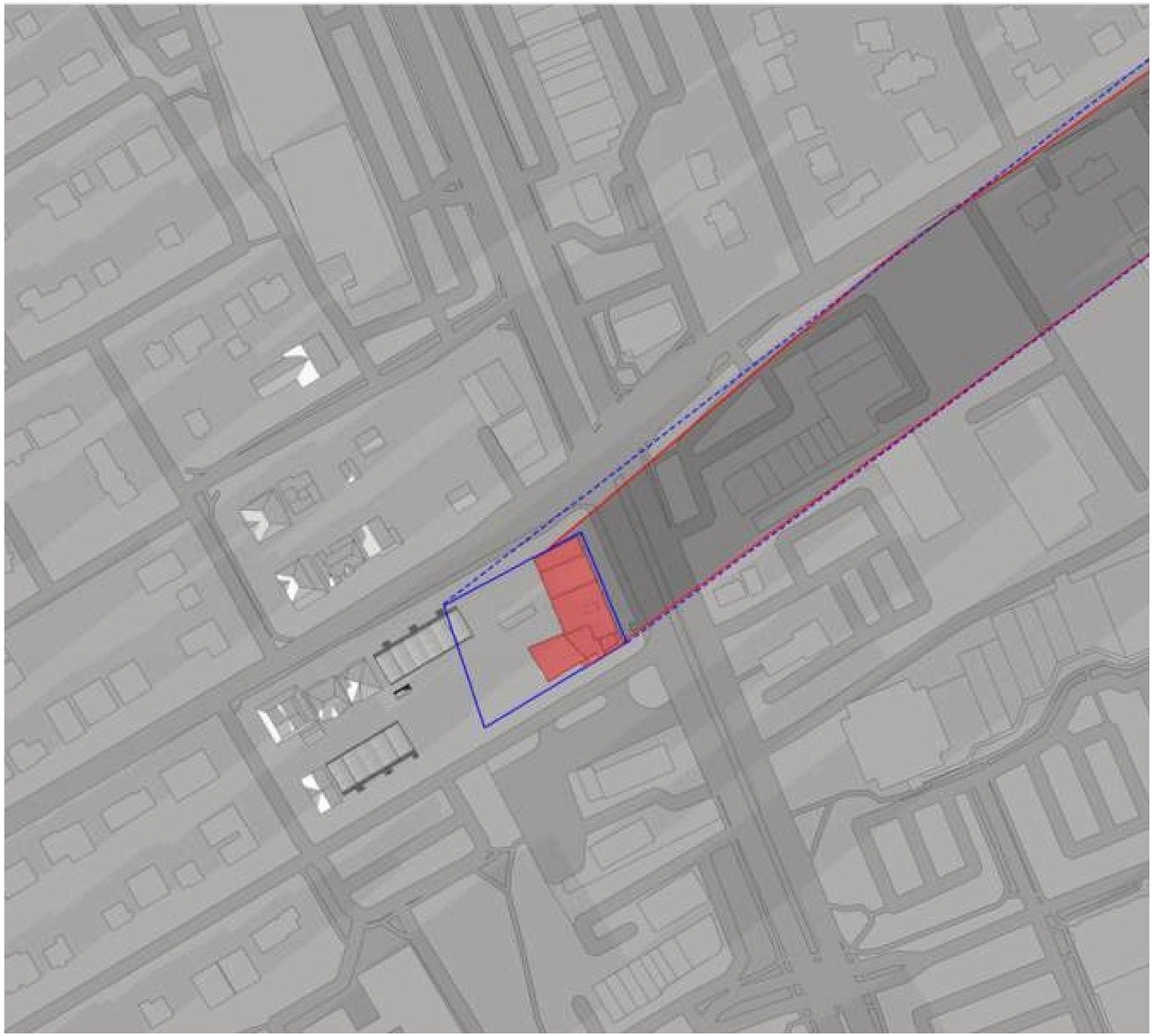 Construction site plan for project from page 46 of the file '2024-04-08 - Design Brief - D02-02-23-0062'