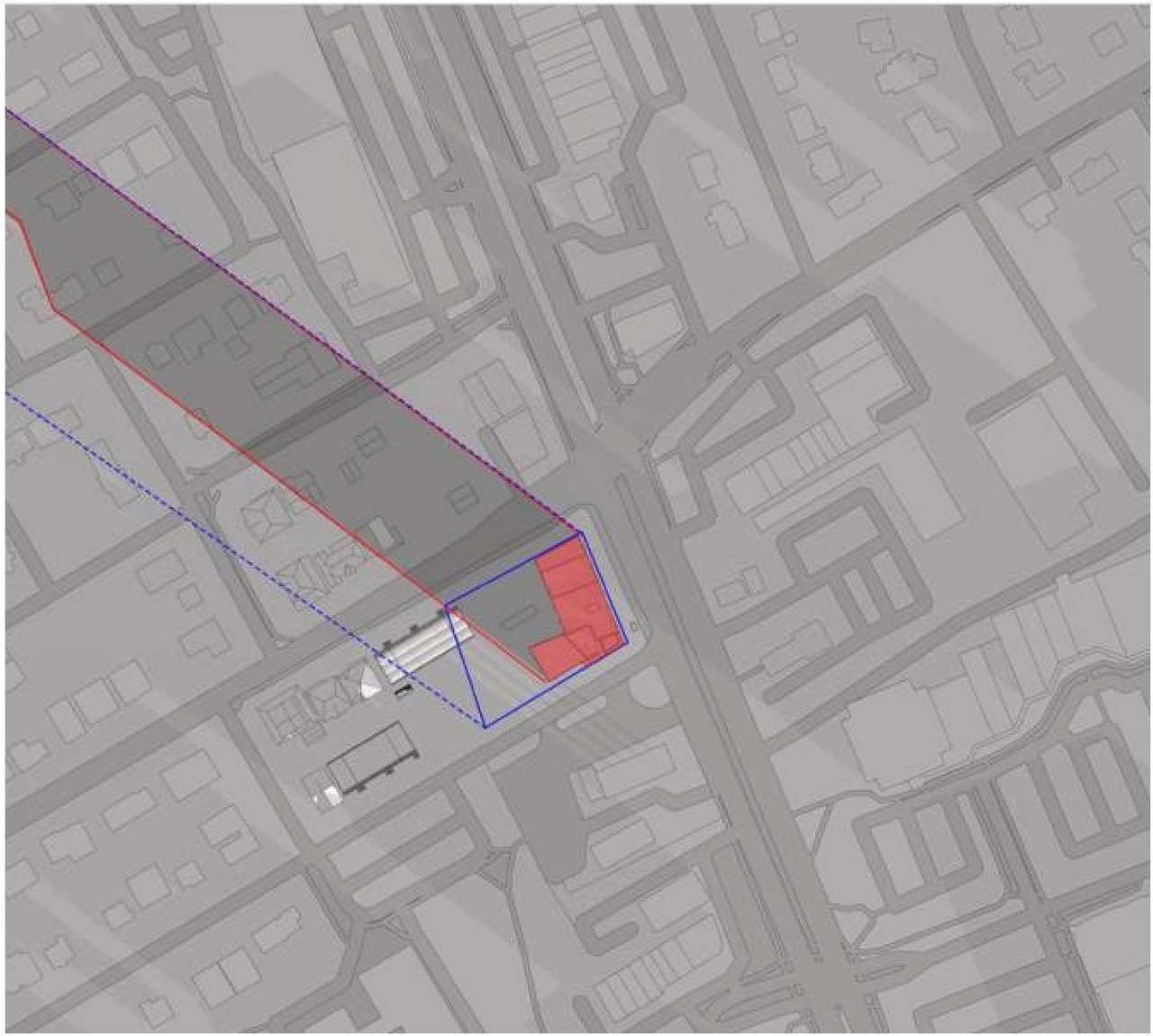 Construction site plan for project from page 46 of the file '2024-04-08 - Design Brief - D02-02-23-0062'