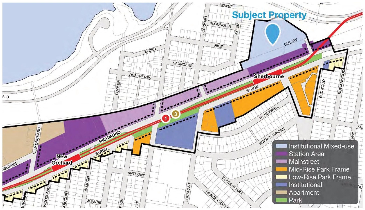 Construction site plan for project from page 25 of the file '2024-06-21 - Design Brief - D02-02-23-0076'