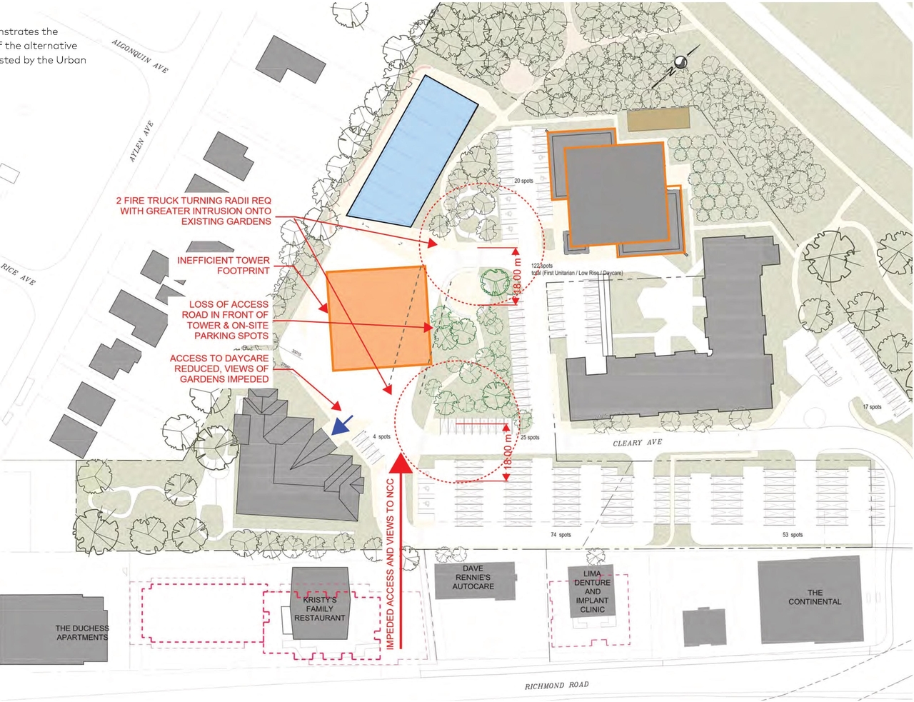 Construction site plan for project from page 32 of the file '2024-06-21 - Design Brief - D02-02-23-0076'