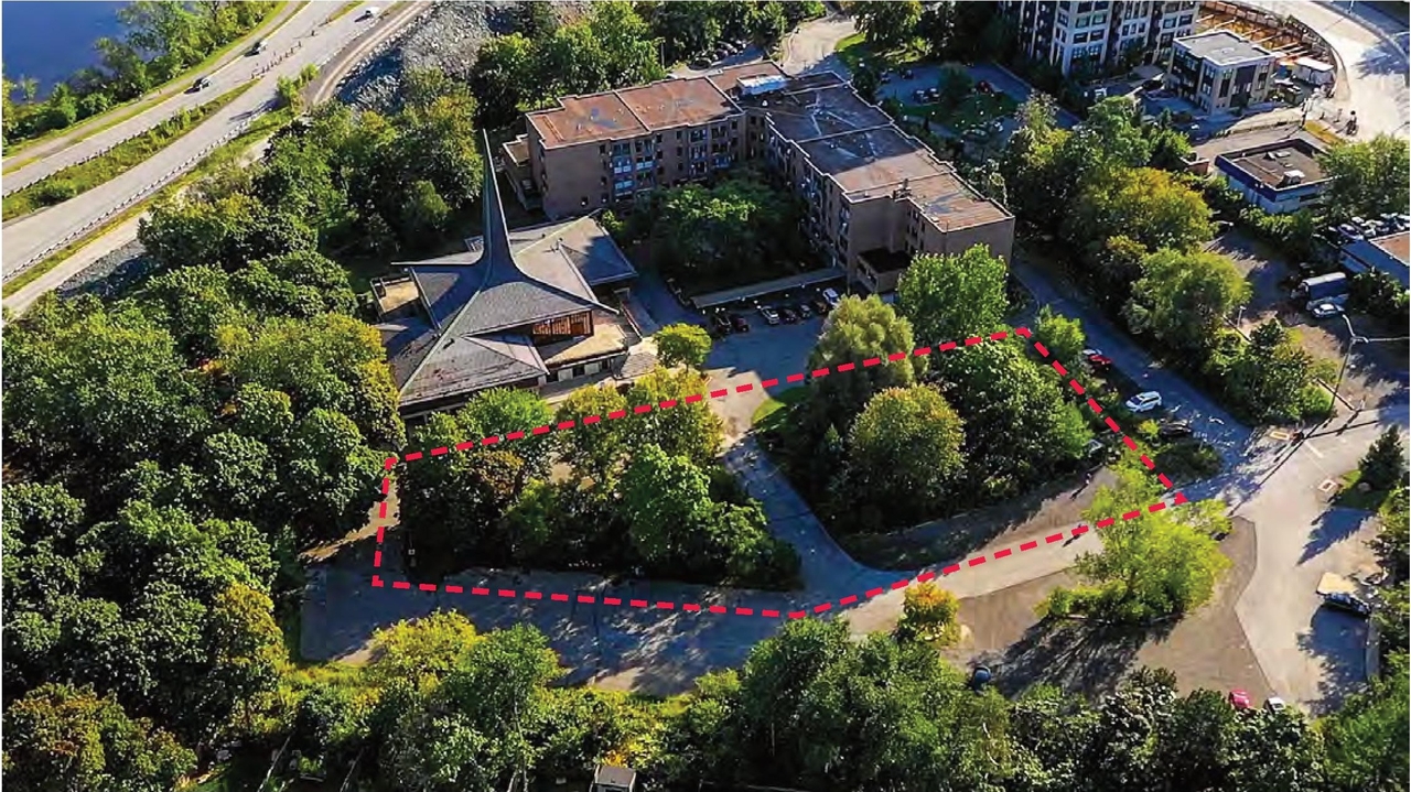 Construction site plan for project from page 38 of the file '2024-06-21 - Design Brief - D02-02-23-0076'