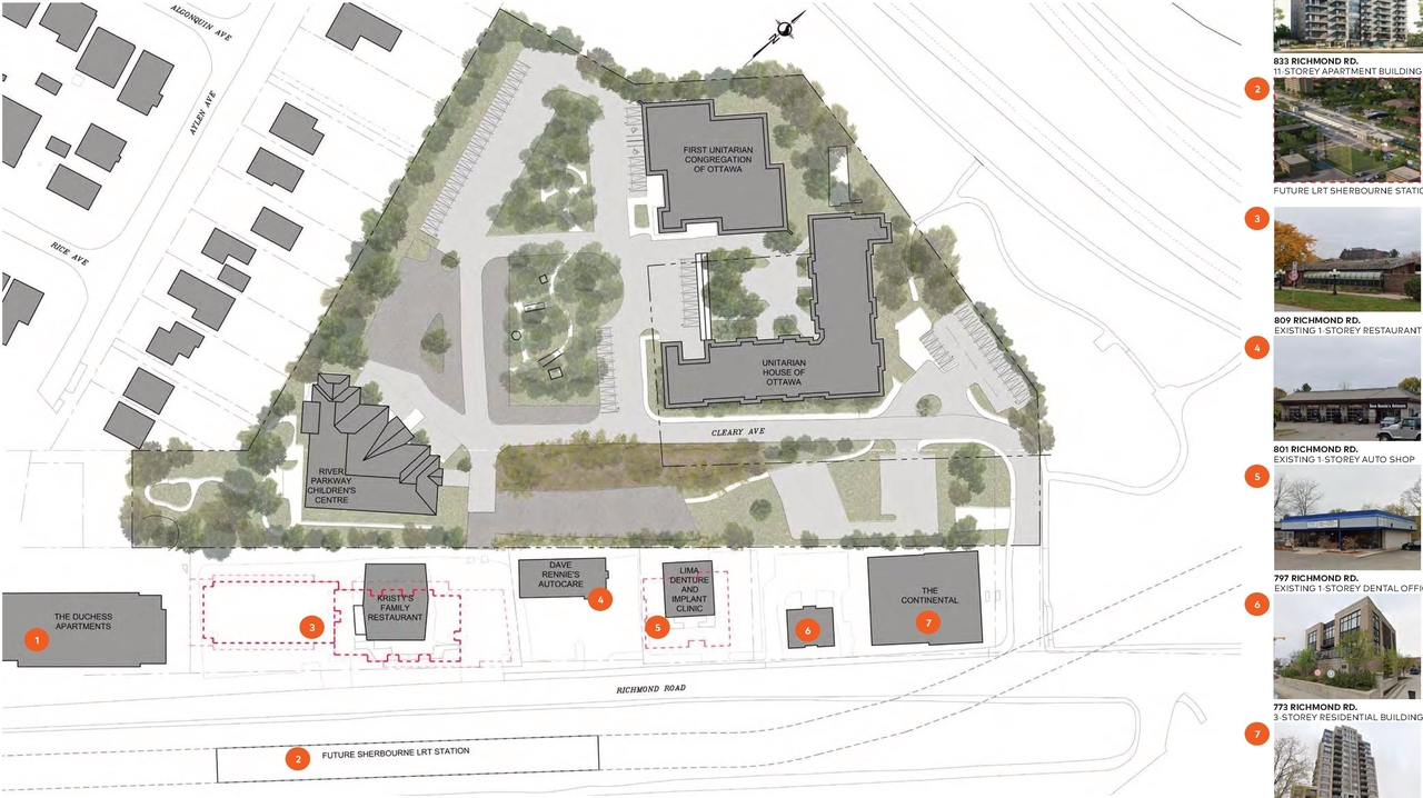Construction site plan for project from page 46 of the file '2024-06-21 - Design Brief - D02-02-23-0076'