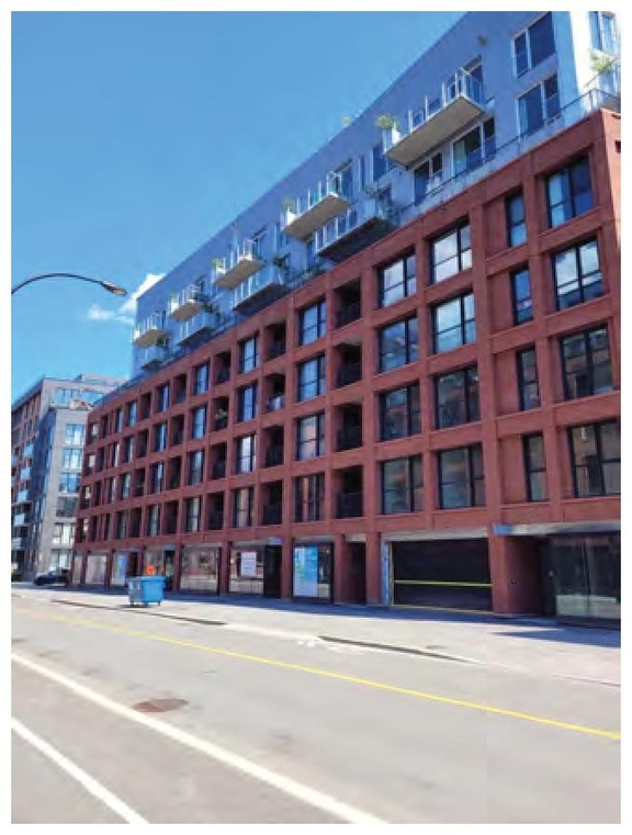 Rendering of building from page 49 of the file '2024-06-21 - Design Brief - D02-02-23-0076'