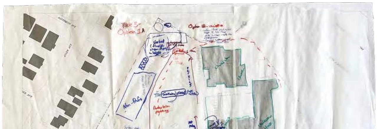 Construction site plan for project from page 52 of the file '2024-06-21 - Design Brief - D02-02-23-0076'