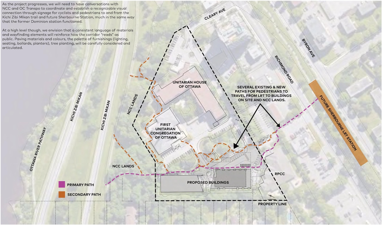 Construction site plan for project from page 67 of the file '2024-06-21 - Design Brief - D02-02-23-0076'