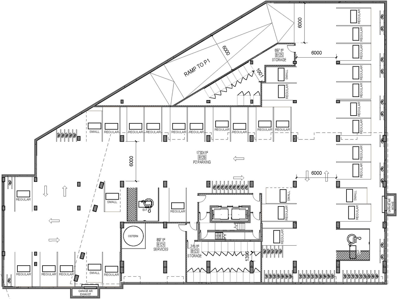 Floor plan for project from page 79 of the file '2024-06-21 - Design Brief - D02-02-23-0076'