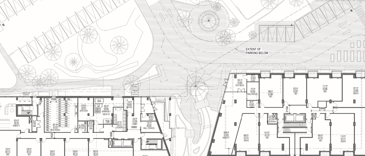 Floor plan for project from page 81 of the file '2024-06-21 - Design Brief - D02-02-23-0076'