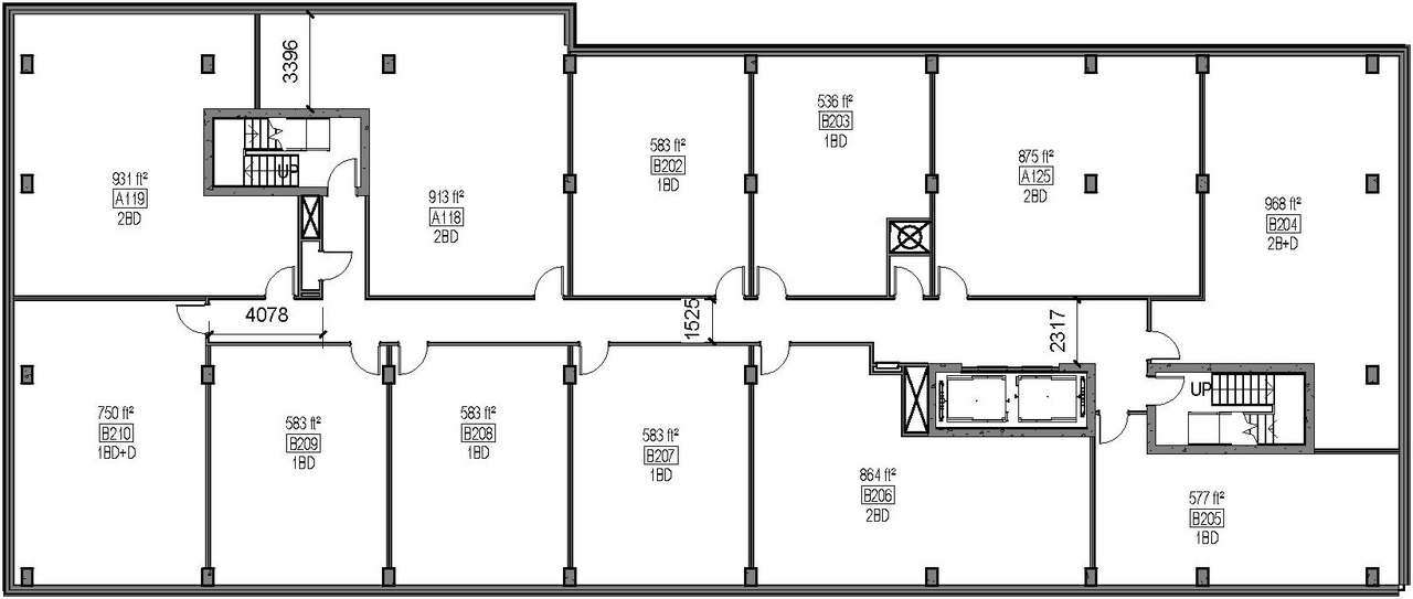 Floor plan for project from page 82 of the file '2024-06-21 - Design Brief - D02-02-23-0076'