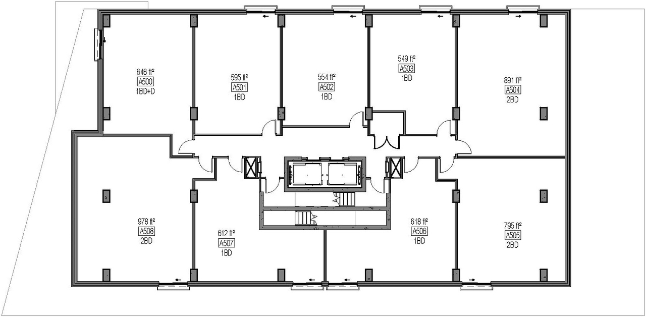 Floor plan for project from page 84 of the file '2024-06-21 - Design Brief - D02-02-23-0076'