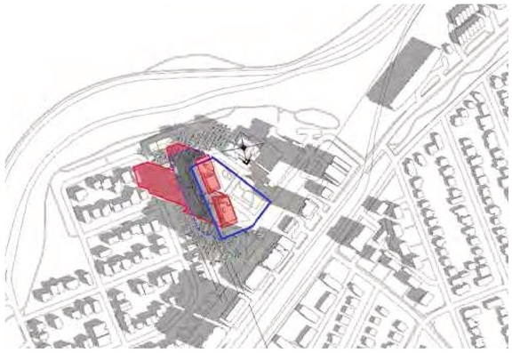 Construction site plan for project from page 95 of the file '2024-06-21 - Design Brief - D02-02-23-0076'