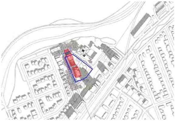 Construction site plan for project from page 95 of the file '2024-06-21 - Design Brief - D02-02-23-0076'