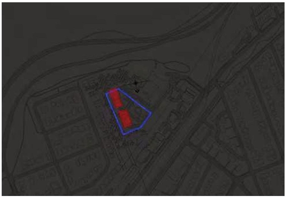 Construction site plan for project from page 95 of the file '2024-06-21 - Design Brief - D02-02-23-0076'