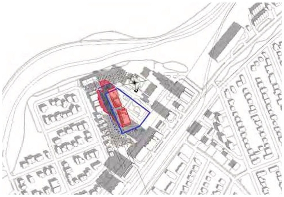 Construction site plan for project from page 95 of the file '2024-06-21 - Design Brief - D02-02-23-0076'